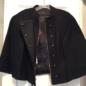 BCBG Maxazria Black Cape